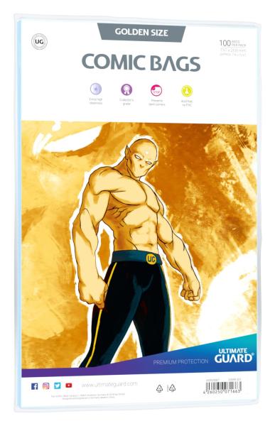 Ultimate Guard Comic Bags Golden Size (100)